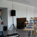 Salle de musique dans un CO (Cycle d'orientation)